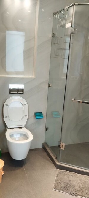 Bathroom in 4 BHK Builder Floor at Safdarjung Enclave – for Rent