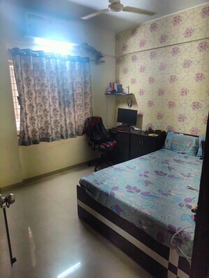 Bedroom in 2 BHK Apartment at Shantai Greens, Ravet – for Rent