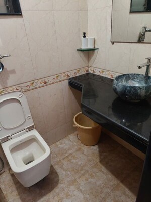 Bathroom in 2 BHK Apartment at Lake Primrose, Powai – for Rent