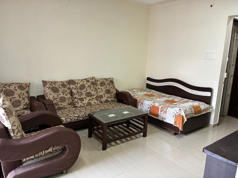 Living Room, pimple saudagar 2 Bedroom 970 Sq.Ft. Apartment In Pimple Saudagar Pune 10695362