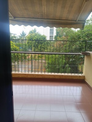 Balcony in 3.5 BHK Apartment at Oxford Premium, Wanowrie – for Rent
