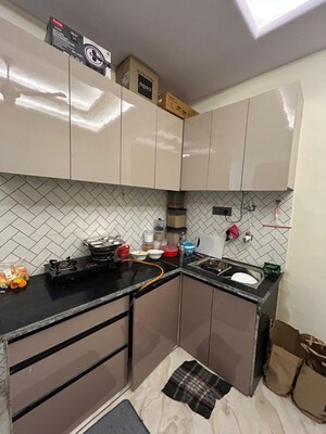 Kitchen in 1 RK Builder Floor at New Ashok Nagar – for Rent