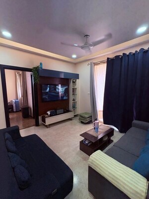 Living Room in 2 BHK Apartment at Prestige Misty Waters, Hebbal – for Rent