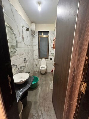 Bathroom in 1 BHK Apartment at Rizvi Cedar, Malad East – for Rent