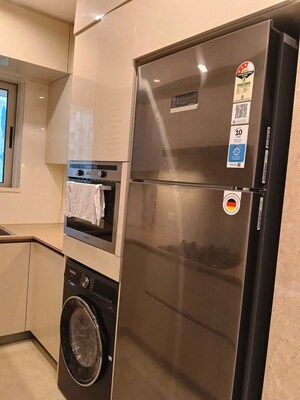 Bathroom in 3 BHK Apartment at Hiranandani Highland, Powai – for Rent
