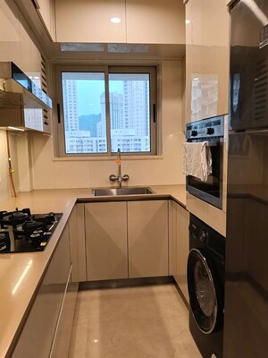 Kitchen in 3 BHK Apartment at Hiranandani Highland, Powai – for Rent