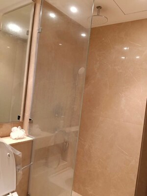 Bathroom in 3 BHK Apartment at Hiranandani Highland, Powai – for Rent