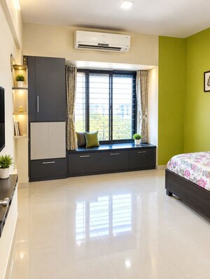 Bedroom in 2 BHK Apartment at Surbahar CHS, Vasant Vihar – for Rent