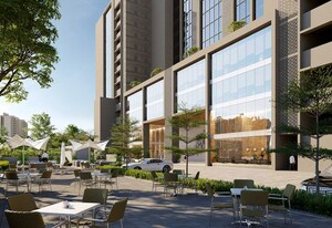  Office Space – Exterior View View at Shyamal - for Rent