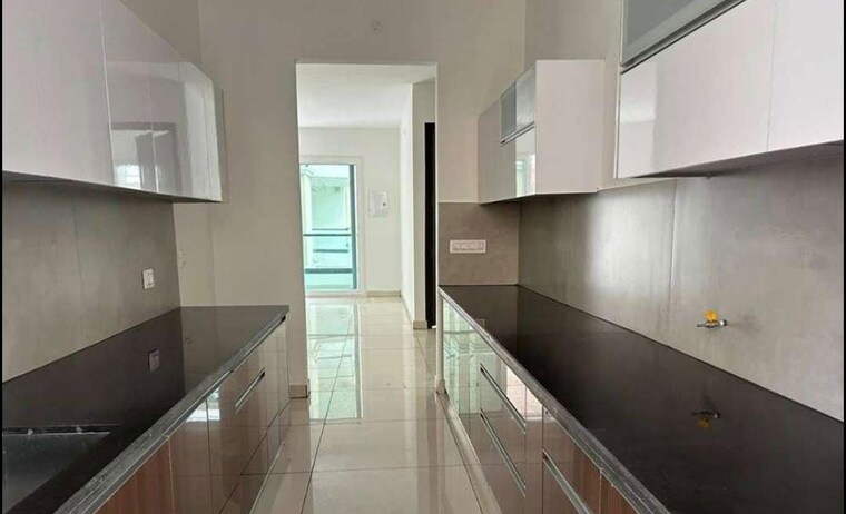 Kitchen, hermitage-centralis 3 Bedroom 1450 Sq.Ft. Apartment In Vip Road Zirakpur 10695515