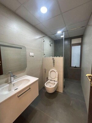 Bathroom in 3 BHK Apartment at Koncept Ambience The Botanika Empress, Gachibowli – for Rent