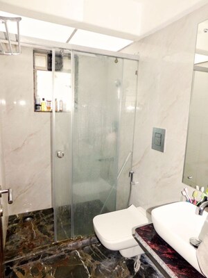 Bathroom in 3 BHK Apartment at Bandra West – for Rent