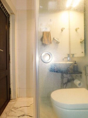 Bathroom in 3 BHK Apartment at Bandra West – for Rent
