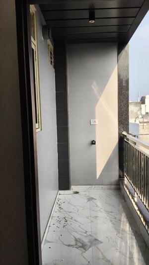 Balcony in 3 BHK Builder Floor at Uttam Nagar – for Rent