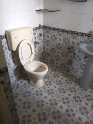 Bathroom in 3 BHK Apartment at DSK Akash Ganga, Aundh – for Rent