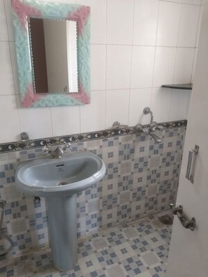 Bathroom in 3 BHK Apartment at DSK Akash Ganga, Aundh – for Rent