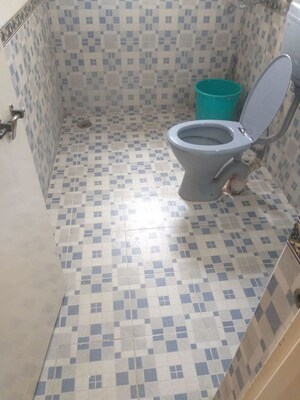 Bathroom in 3 BHK Apartment at DSK Akash Ganga, Aundh – for Rent