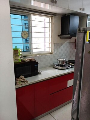Kitchen in 3 BHK Apartment at Dhivya Shree Shakthi, Miyapur – for Rent