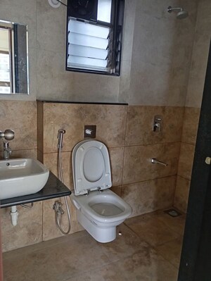 Bathroom in 2 BHK Apartment at Paranjape Blue Ridge, Hinjewadi – for Rent