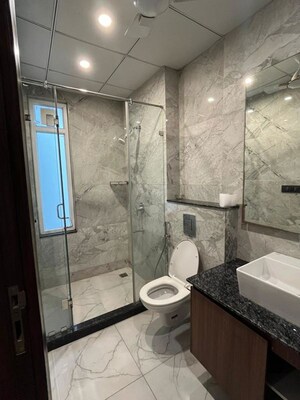 Bathroom in 2 BHK Builder Floor at Sector 21 – for Rent