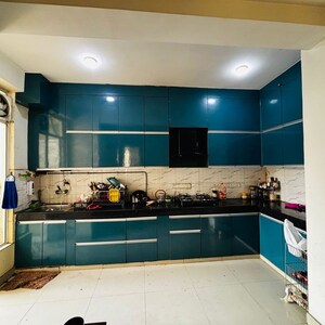 Kitchen in 4 BHK Apartment at Galaxy Royale, Gaur City 2 – for Sale