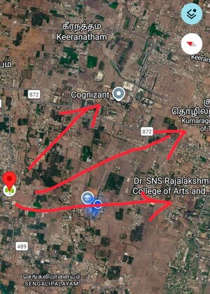 2 BHK Independent House – Map Location View at Idigarai - for Sale