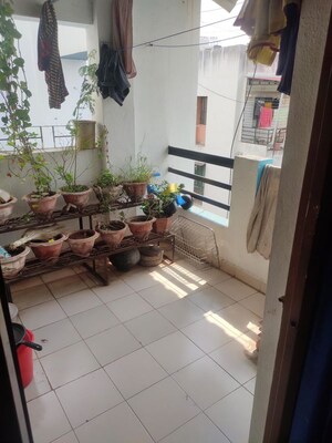 Balcony in 2 BHK Apartment at Chaitanya Nagar – for Rent