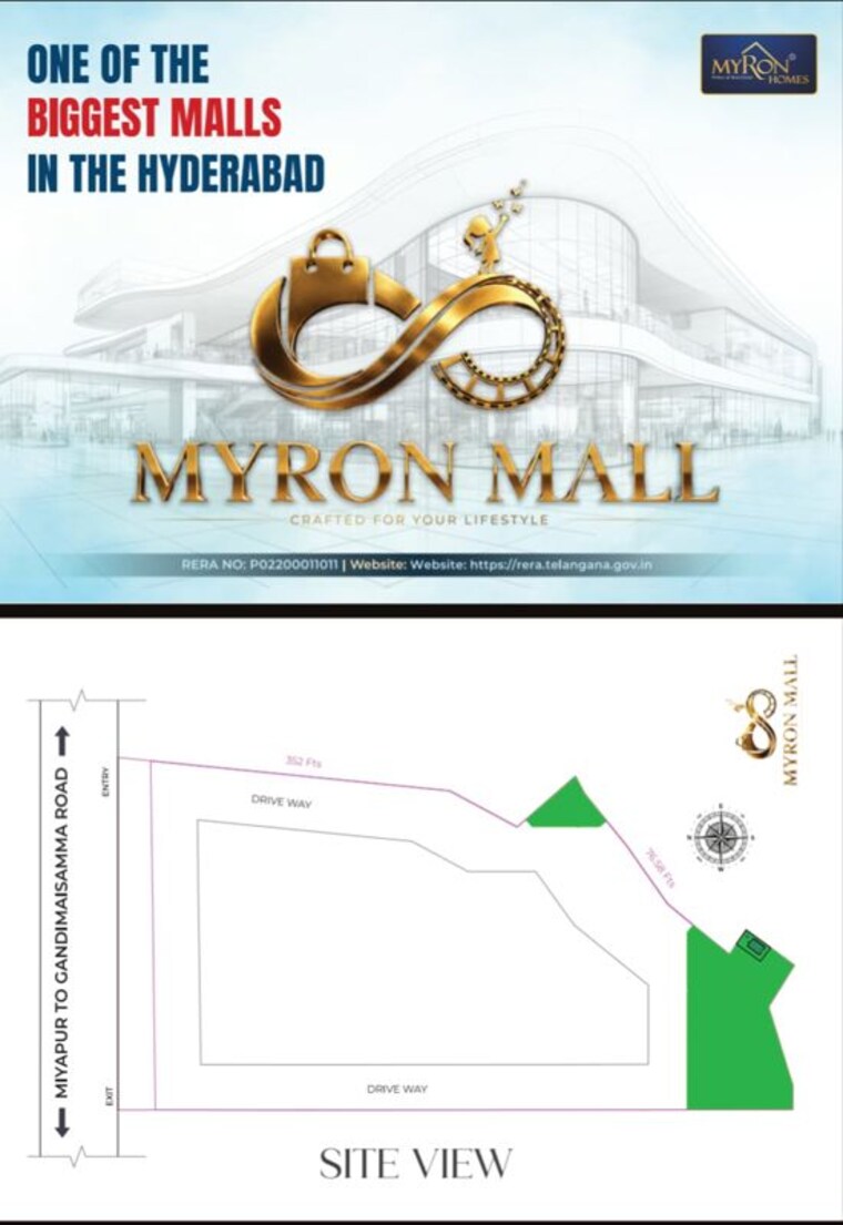 Map Location, bachupally Commercial Office Space 1000 Sq.Ft. In Bachupally Hyderabad 10695633