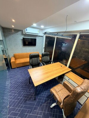 Living Room in  Office Space at Sheladia One World West, Ambli – for Rent