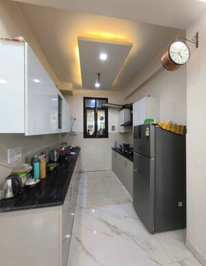 Kitchen in 3 BHK Builder Floor at Subhash Nagar – for Rent