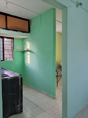 Kitchen in 1 BHK Apartment at Shree Balaji Complex, Dhankawadi – for Rent