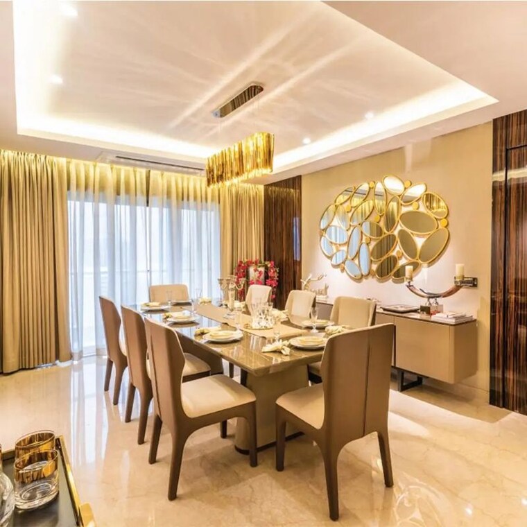 Dining area, sunteck-signia-pearl 4 Bedroom 5700 Sq.Ft. Apartment In Bandra Kurla Complex Mumbai 10695708