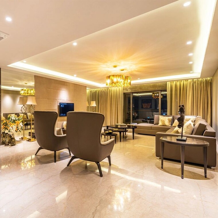 Living Room, sunteck-signia-pearl 4 Bedroom 5700 Sq.Ft. Apartment In Bandra Kurla Complex Mumbai 10695708