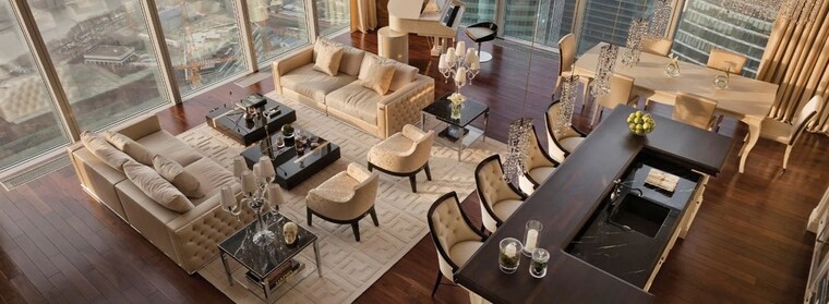 Living Room, sunteck-signature-island 6+ Bedroom 12300 Sq.Ft. Apartment In Bandra Kurla Complex Mumbai 10695723
