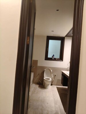 Bathroom in 3 BHK Builder Floor at Safdarjung Enclave – for Rent