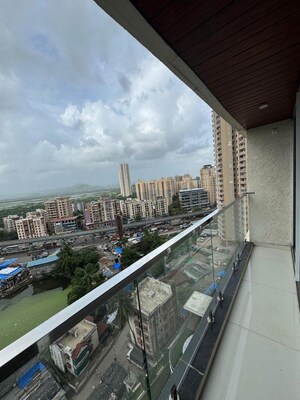 Balcony in 1 BHK Apartment at JVM Tiara, Thane West – for Rent