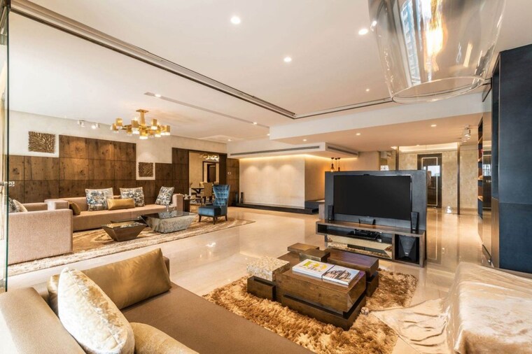 Living Room, sunteck-signature-island 5 Bedroom 7650 Sq.Ft. Apartment In Bandra Kurla Complex Mumbai 10695741
