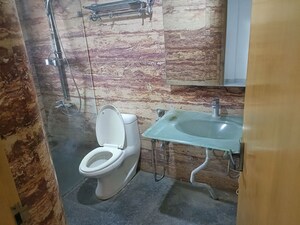 Bathroom in 3 BHK Apartment at Viswa Prakruthi Haveli, Sahakara Nagar – for Sale
