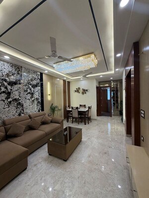 Living Room in 3 BHK Builder Floor at Sector 23 – for Rent