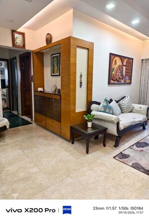 Living Room in 3 BHK Apartment at Hiranandani Gardens Eldora, Powai – for Rent