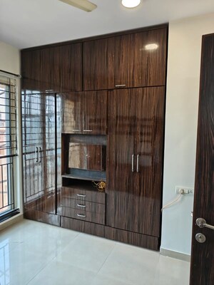 Kitchen in 3 BHK Apartment at Rustomjee Athena, Majiwada – for Rent
