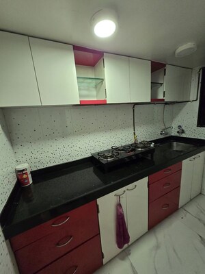Kitchen in 1 BHK Apartment at Sankalp II, Malad East – for Rent