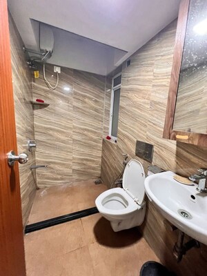 Attached Bathroom in 1 BHK Apartment at Sankalp II, Malad East – for Rent