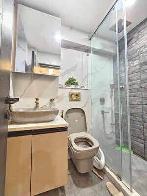 Bathroom in 3 BHK Builder Floor at Sector 22 – for Rent