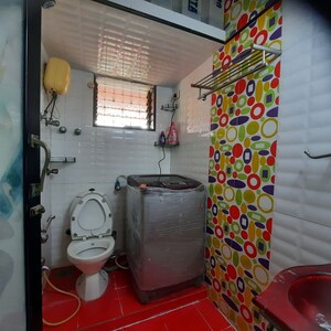 Bathroom in 2 BHK Apartment at Neet Kirtan CHS, Andheri West – for Rent