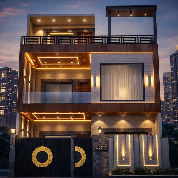 Exterior View, uchdpl-samriddhi-homes 5 Bedroom 125 Sq.Yd. Villa In Sector 1 Wave City Ghaziabad 10695881