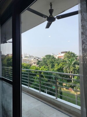 Balcony in 3 BHK Builder Floor at Anand Niketan – for Rent