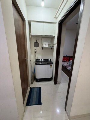 Building Lobby in 1 BHK Apartment at Lodha Crown Quality Homes, Majiwada – for Rent