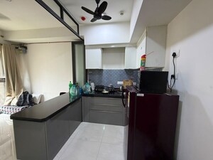 Kitchen in 1 BHK Apartment at Lodha Crown Quality Homes, Majiwada – for Rent