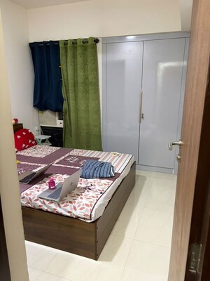 Bedroom in 1 BHK Apartment at Lodha Crown Quality Homes, Majiwada – for Rent